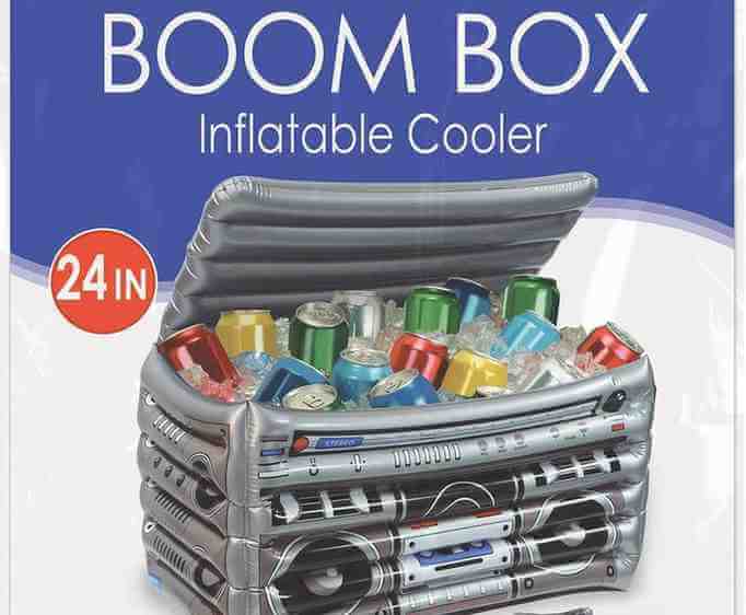 Inflatable Boom Box Cooler